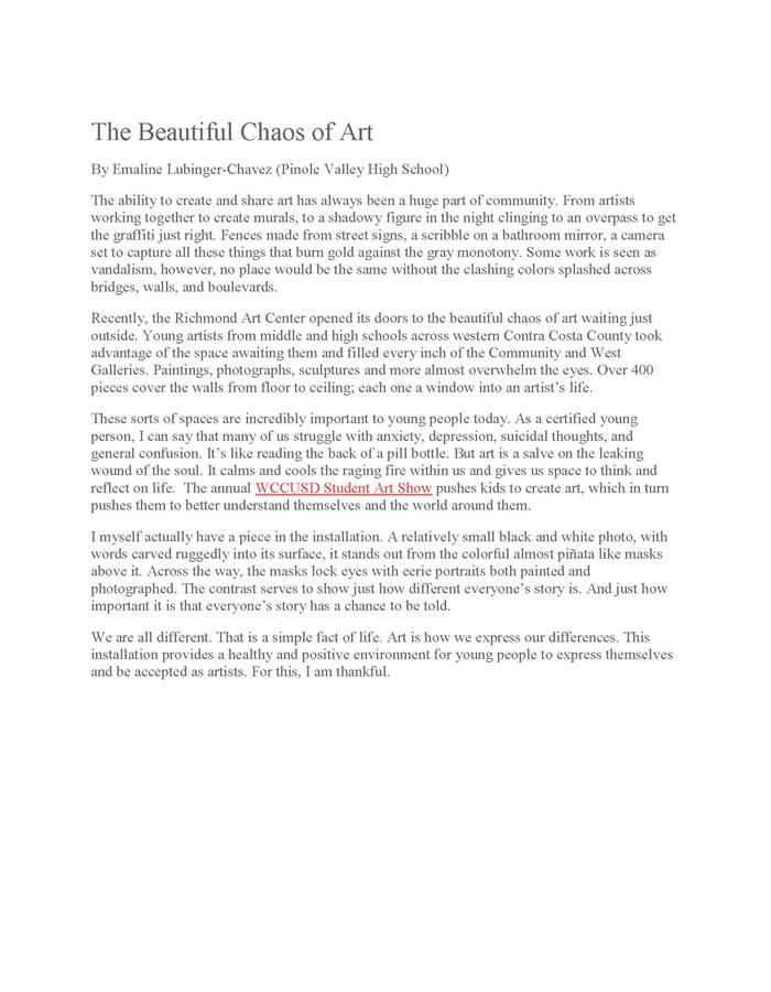 Beautiful Chaos of Art 